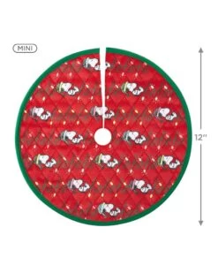 Hallmark Mini The Peanuts® Gang Snoopy Christmas Tree Topper And Tree Skirt Set -Toy store 000500 1000622256 NoColor ALT5