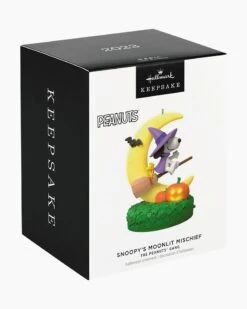 Hallmark The Peanuts® Gang Snoopy's Moonlit Mischief Musical Ornament With Light -Toy store 000500 1000622258 NoColor ALT3