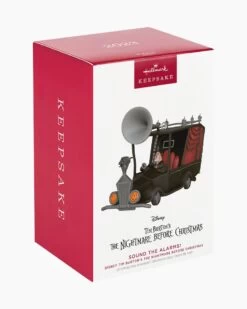Hallmark Disney The Nightmare Before Christmas Sound The Alarms! Ornament With Sound -Toy store 000500 1000622259 NoColor ALT4