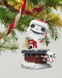 Hallmark Disney The Nightmare Before Christmas Jack Skellington And Zero Funko POP!® Ornament