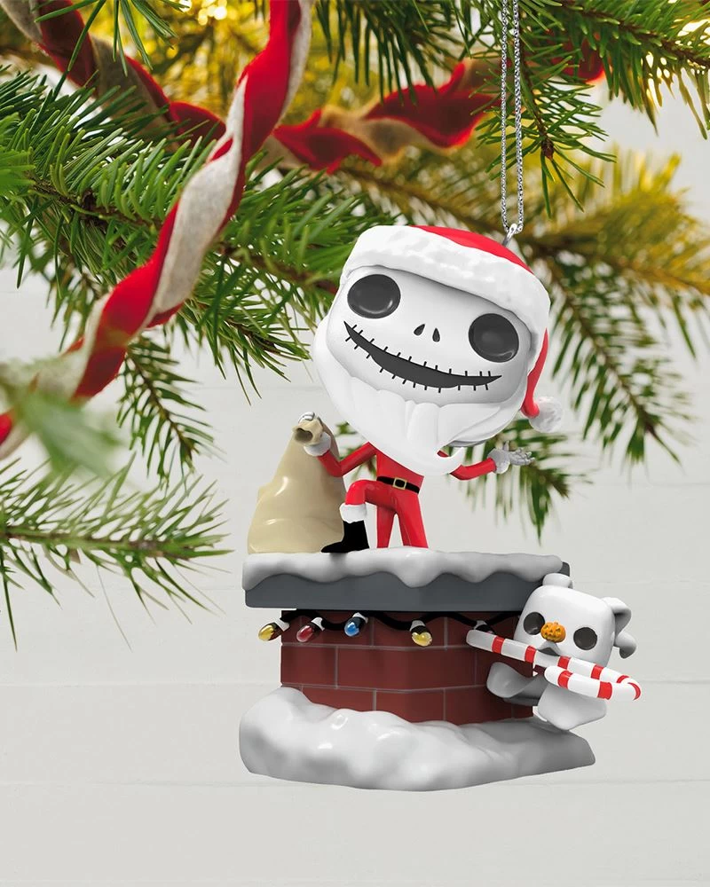Hallmark Disney The Nightmare Before Christmas Jack Skellington And Zero Funko POP!® Ornament 1 Hallmark Disney The Nightmare Before Christmas Jack Skellington And Zero Funko POP!® Ornament