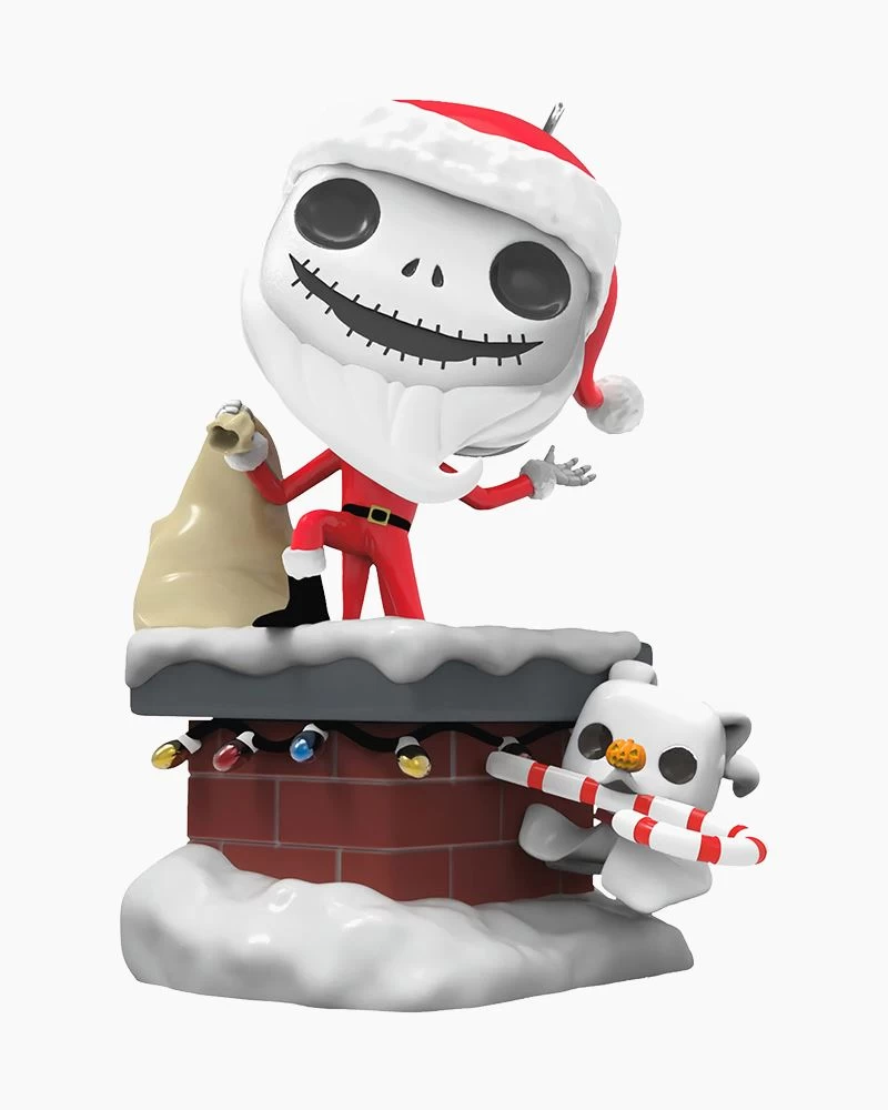Hallmark Disney The Nightmare Before Christmas Jack Skellington And Zero Funko POP!® Ornament 2 Hallmark Disney The Nightmare Before Christmas Jack Skellington And Zero Funko POP!® Ornament - Image 2