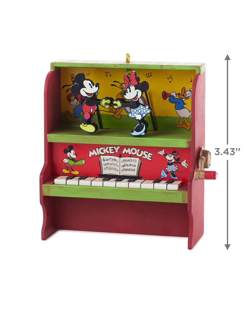 Hallmark Disney Mickey And Minnie Let's Dance! Musical Ornament With Motion 4 Hallmark Disney Mickey And Minnie Let's Dance! Musical Ornament With Motion - Image 4