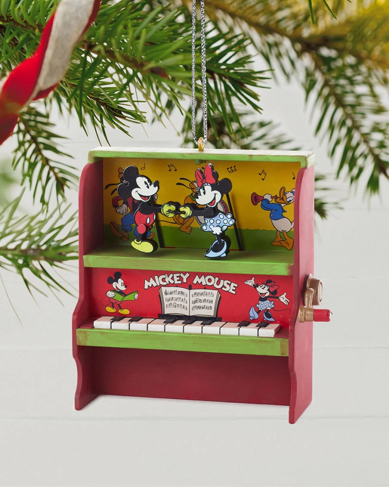 Hallmark Disney Mickey And Minnie Let's Dance! Musical Ornament With Motion 1 Hallmark Disney Mickey And Minnie Let's Dance! Musical Ornament With Motion