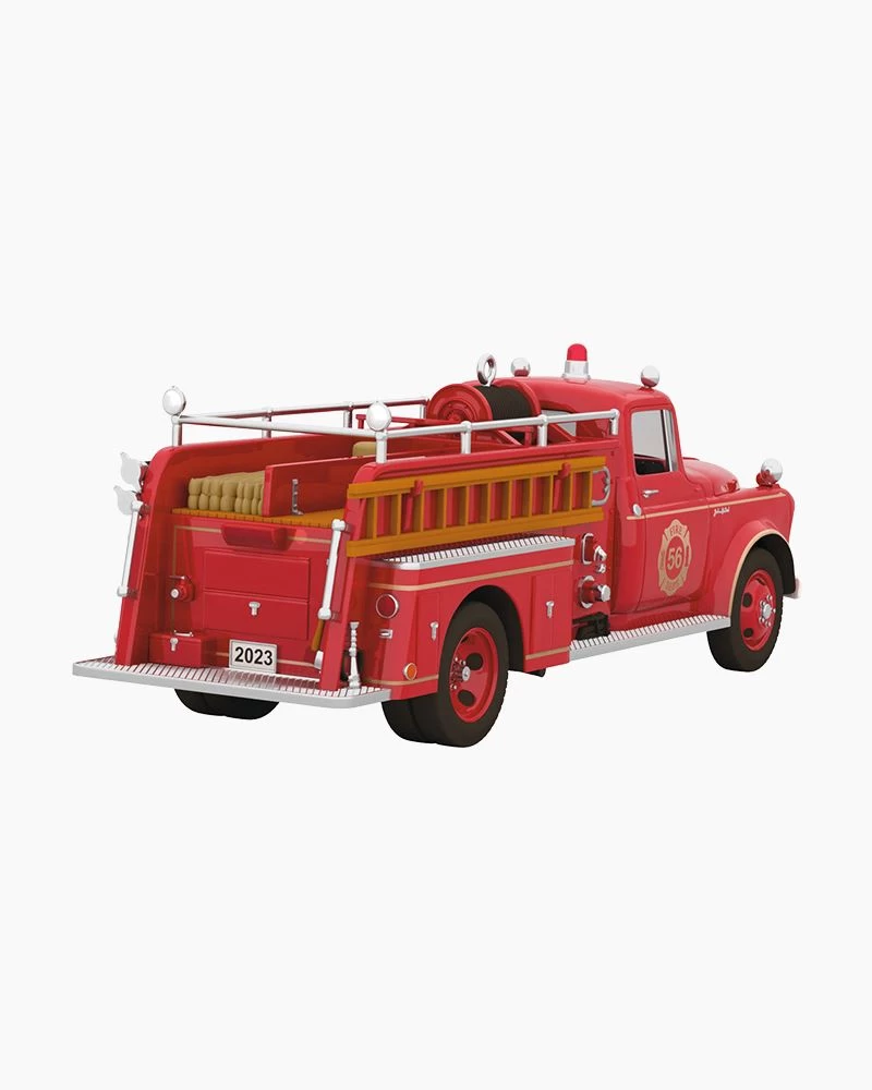 Hallmark Fire Brigade 1956 Dodge Fire Engine 2023 Ornament With Light 3 Hallmark Fire Brigade 1956 Dodge Fire Engine 2023 Ornament With Light - Image 3