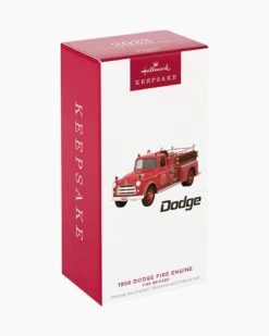 Hallmark Fire Brigade 1956 Dodge Fire Engine 2023 Ornament With Light 10 Hallmark Fire Brigade 1956 Dodge Fire Engine 2023 Ornament With Light -Toy store 000500 1000622270 NoColor ALT4
