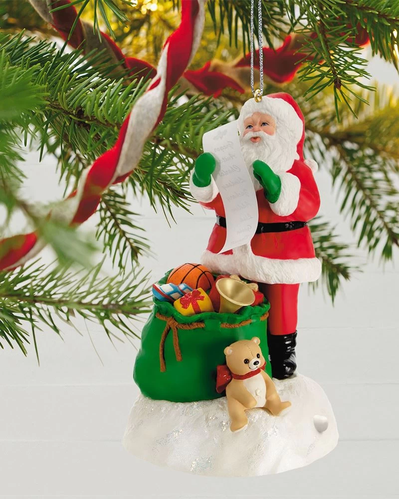 Hallmark Checking It Twice Ornament With Light And Sound 1 Hallmark Checking It Twice Ornament With Light And Sound