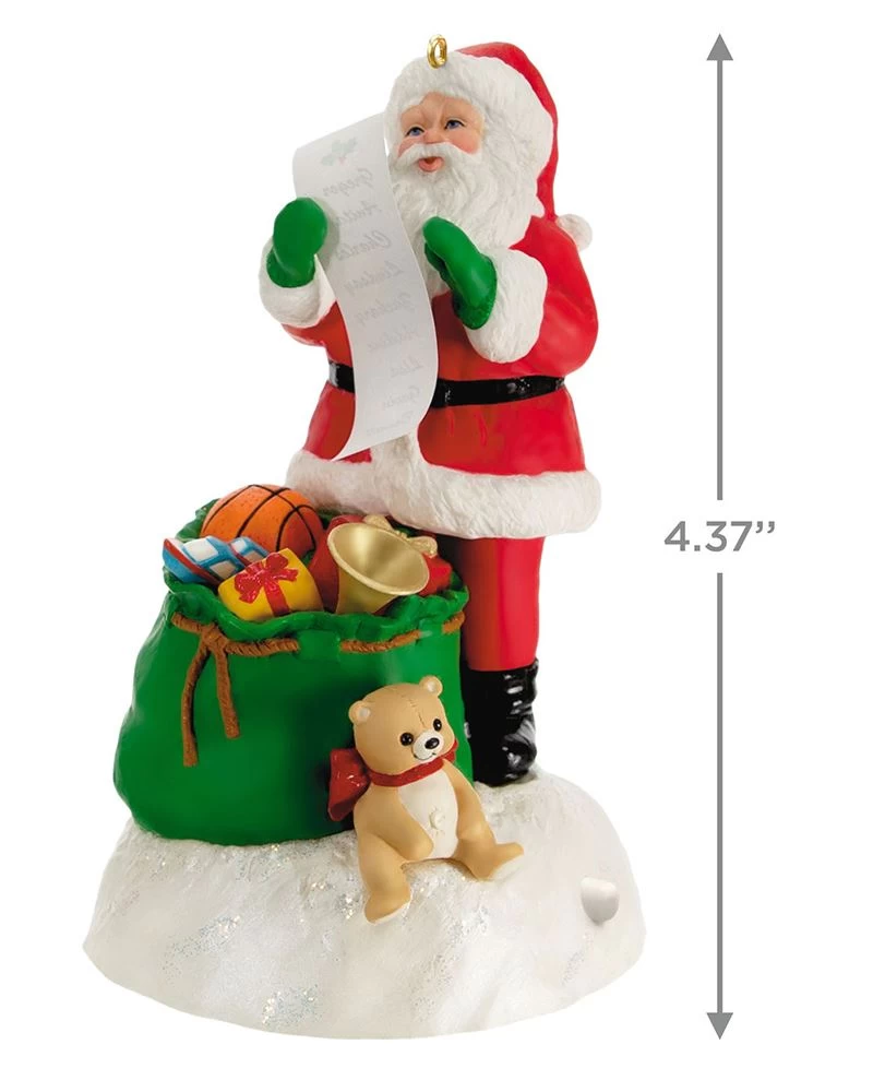 Hallmark Checking It Twice Ornament With Light And Sound 4 Hallmark Checking It Twice Ornament With Light And Sound - Image 4