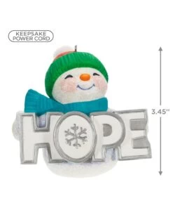 Hallmark Season Of Hope Snowman Ornament With Light -Toy store 000500 1000622274 NoColor ALT3