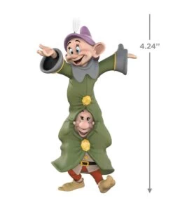 Hallmark Disney Snow White And The Seven Dwarfs Dancing Duo Porcelain Ornament -Toy store 000500 1000622278 NoColor ALT3