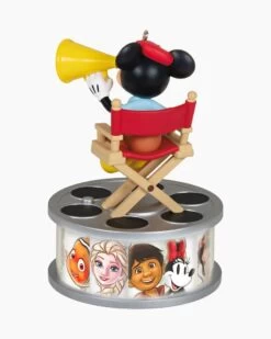 Hallmark Disney 100 Years Of Wonder Director Mickey Mouse Ornament With Light And Sound -Toy store 000500 1000622279 NoColor ALT2