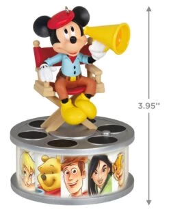 Hallmark Disney 100 Years Of Wonder Director Mickey Mouse Ornament With Light And Sound -Toy store 000500 1000622279 NoColor ALT3