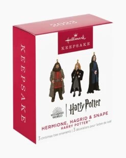 Hallmark Mini Harry Potter™ Hermione™, Hagrid™ And Snape™ Metal Ornaments (Set Of 3) -Toy store 000500 1000622290 NoColor ALT4