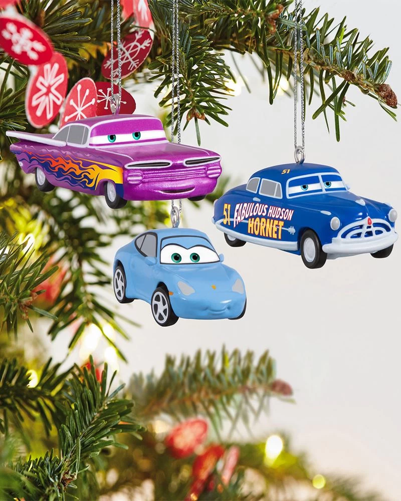 Hallmark Mini Disney/Pixar Cars Radiator Springs Pals Ornaments (Set Of 3) 1 Hallmark Mini Disney/Pixar Cars Radiator Springs Pals Ornaments (Set Of 3)