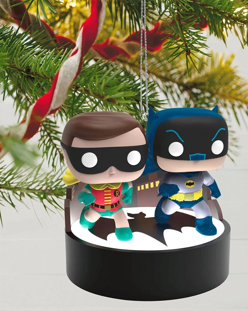 Hallmark Batman™ The Classic TV Series Batman™ And Robin™ Funko POP!® Ornament 1 Hallmark Batman™ The Classic TV Series Batman™ And Robin™ Funko POP!® Ornament