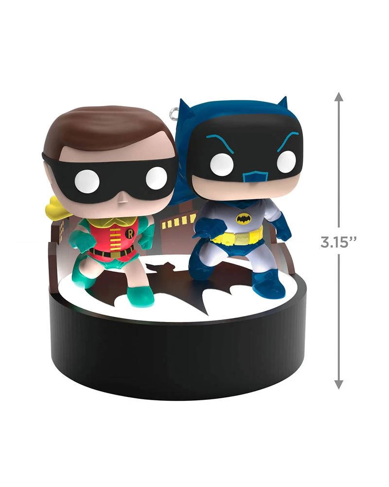Hallmark Batman™ The Classic TV Series Batman™ And Robin™ Funko POP!® Ornament 4 Hallmark Batman™ The Classic TV Series Batman™ And Robin™ Funko POP!® Ornament - Image 4