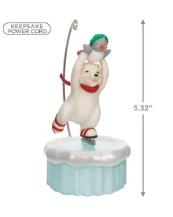 Hallmark Skating Snowball And Tuxedo Ornament With Motion -Toy store 000500 1000622301 NoColor ALT3