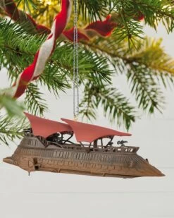 Hallmark Star Wars: Return Of The Jedi⢠Jabba's Sail Barge, The Khetanna⢠Ornament With Sound