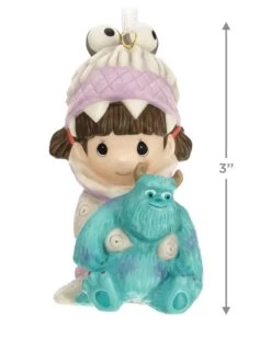 Hallmark Disney And Pixar Precious Moments Monsters, Inc. Boo And Sulley Porcelain Ornament -Toy store 000500 1000622306 NoColor ALT3