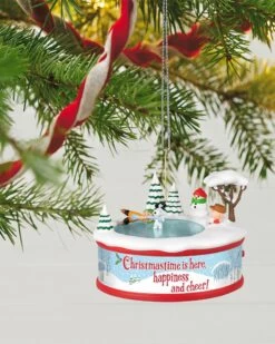 Hallmark The Peanuts® Gang Christmastime Is Here Musical Ornament With Motion