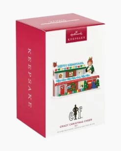 Hallmark Elf Crazy Christmas Cheer Musical Ornament With Light -Toy store 000500 1000622308 NoColor ALT4
