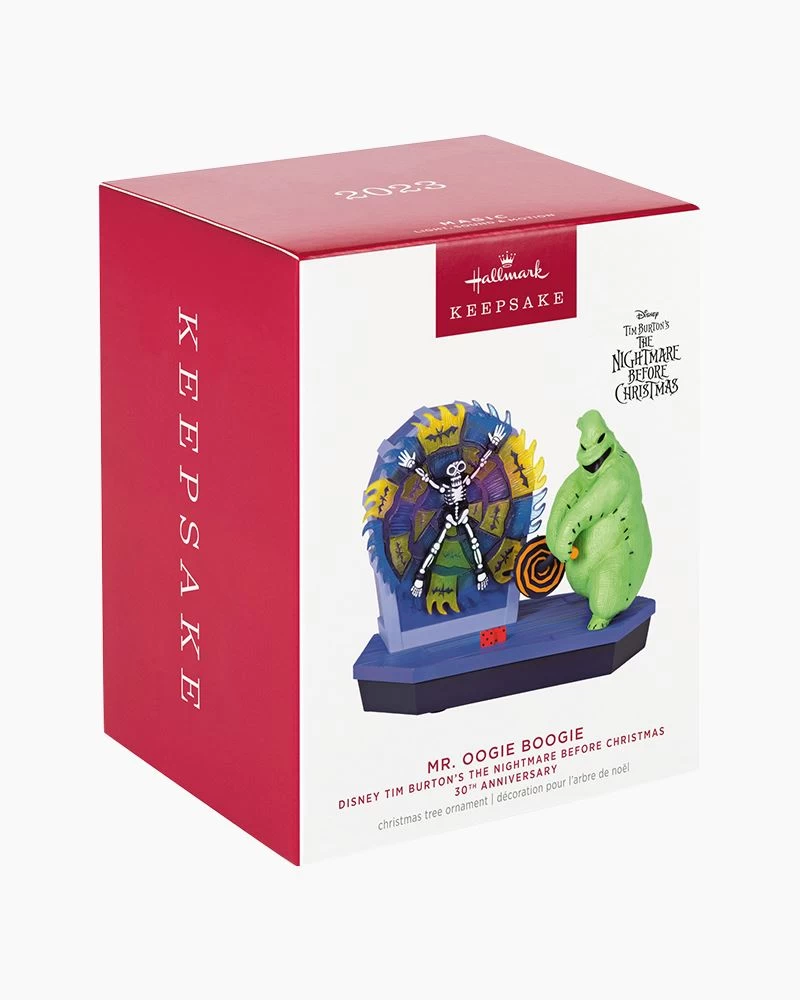 Hallmark Disney The Nightmare Before Christmas 30th Anniversary Mr. Oogie Boogie Musical Ornament 5 Hallmark Disney The Nightmare Before Christmas 30th Anniversary Mr. Oogie Boogie Musical Ornament - Image 5
