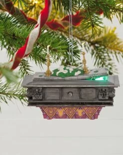 Hallmark Disney The Haunted Mansion Collection The Coffin In The Conservatory Ornament With Light And Sound