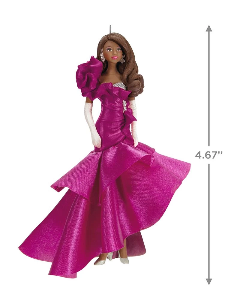 Hallmark Barbie™ Pink Collection™ 2023 Porcelain And Fabric Ornament 4 Hallmark Barbie™ Pink Collection™ 2023 Porcelain And Fabric Ornament - Image 4