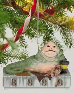 Hallmark Star Wars: Return Of The Jedi⢠Jabba The Hutt⢠Ornament With Sound And Motion