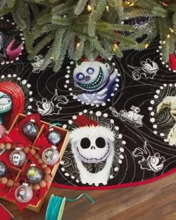 Hallmark Disney Tim Burton's The Nightmare Before Christmas Halloween Town Christmas Tree Skirt