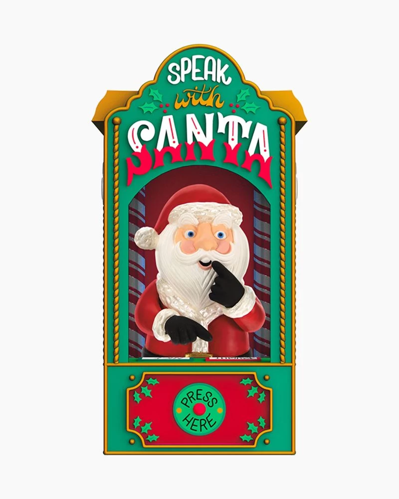 Hallmark Naughty & Nice Arcade Ornament With Light And Sound 2 Hallmark Naughty & Nice Arcade Ornament With Light And Sound - Image 2