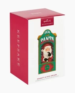 Hallmark Naughty & Nice Arcade Ornament With Light And Sound 10 Hallmark Naughty & Nice Arcade Ornament With Light And Sound -Toy store 000500 1000629436 NoColor ALT4