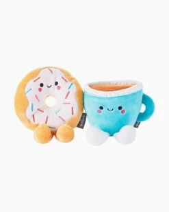 Hallmark Better Together Donut And Coffee Magnetic Plush