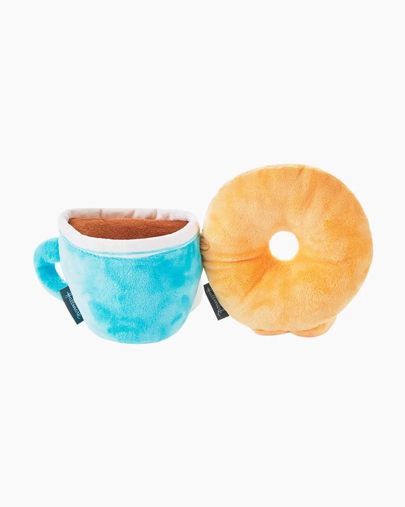 Hallmark Better Together Donut And Coffee Magnetic Plush 2 Hallmark Better Together Donut And Coffee Magnetic Plush - Image 2