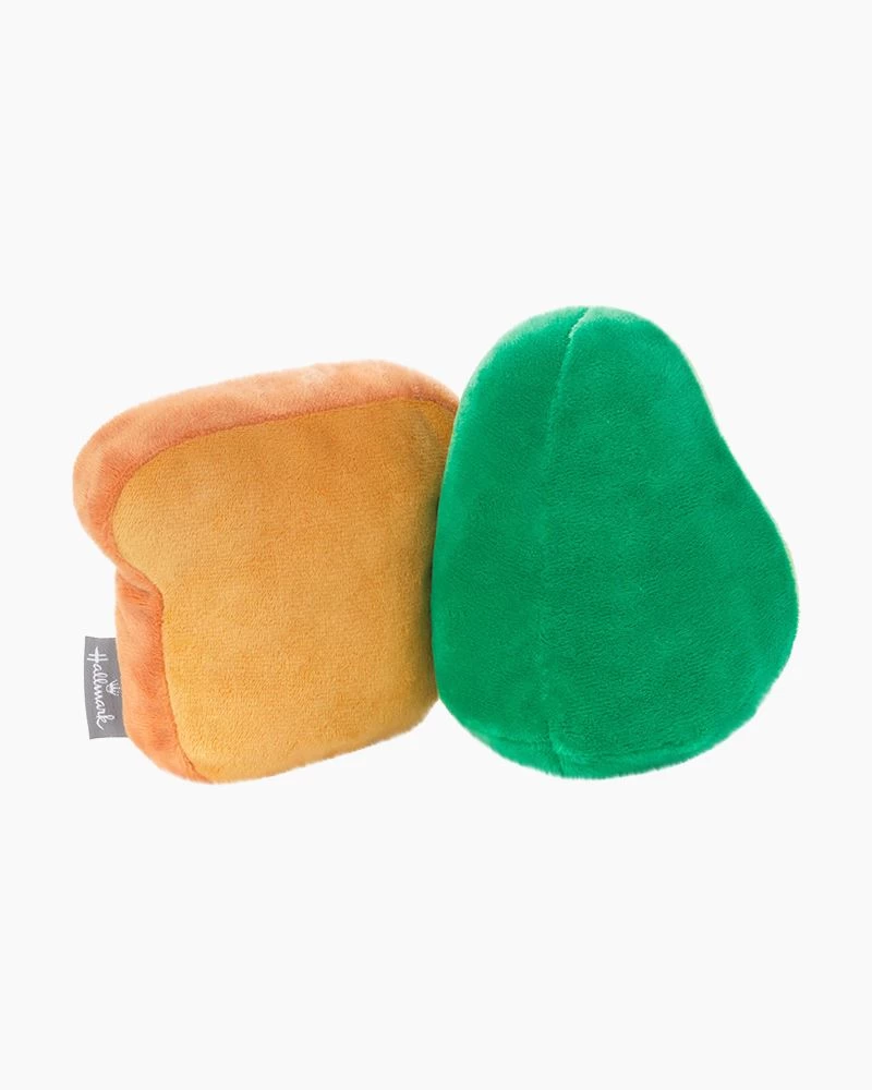 Hallmark Better Together Avocado And Toast Magnetic Plush 2 Hallmark Better Together Avocado And Toast Magnetic Plush - Image 2