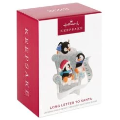 Hallmark Long Letter To Santa Penguin Ornament