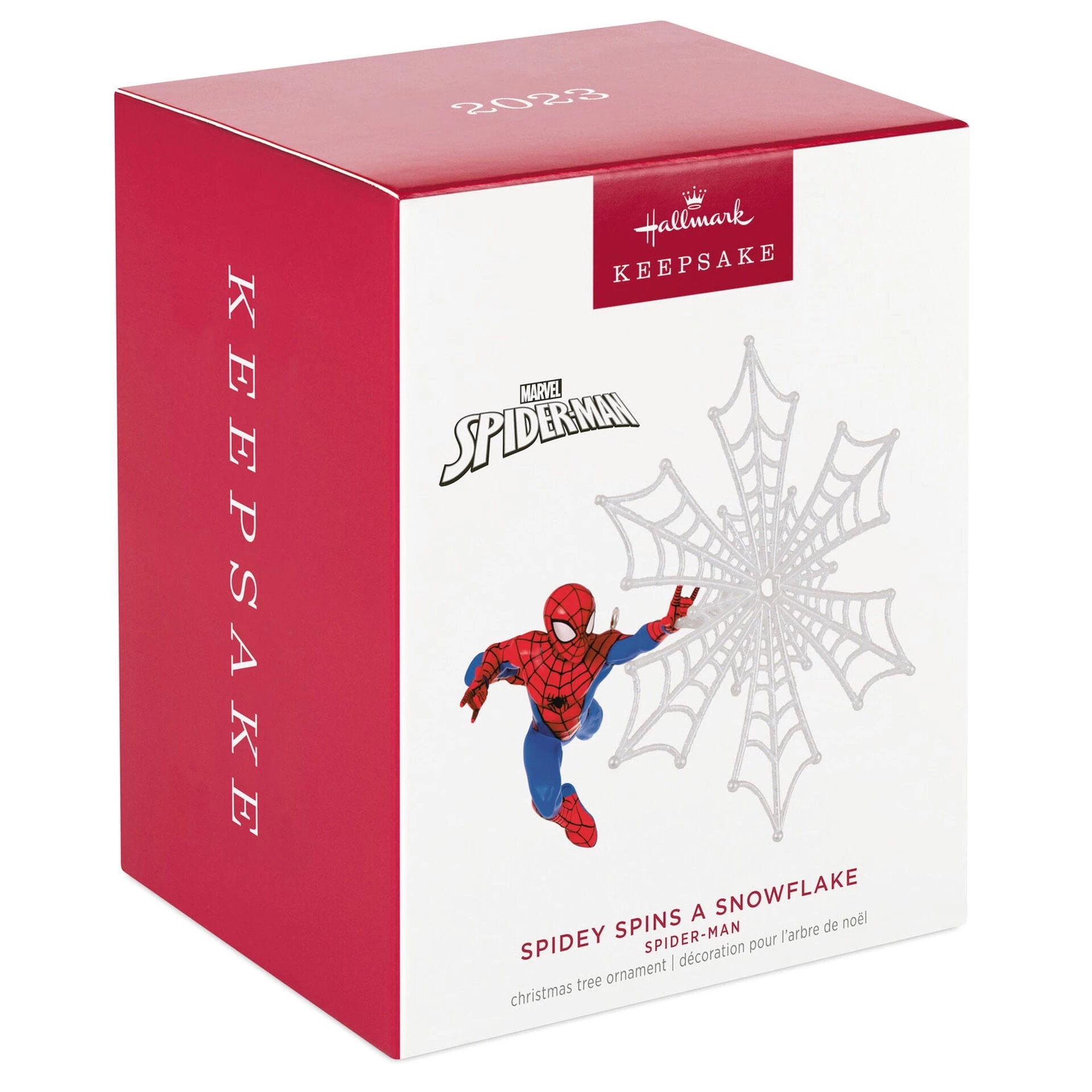 Hallmark Marvel Spider-Man Spidey Spins A Snowflake Ornament 1 Hallmark Marvel Spider-Man Spidey Spins A Snowflake Ornament