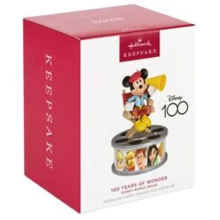 Hallmark Disney 100 Years Of Wonder Director Mickey Mouse Ornament With Light And Sound