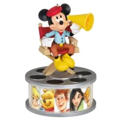 Hallmark Disney 100 Years Of Wonder Director Mickey Mouse Ornament With Light And Sound -Toy store disney 100 years of wonder director mickey mouse ornament with light and sound 3 33074935595192