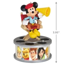 Hallmark Disney 100 Years Of Wonder Director Mickey Mouse Ornament With Light And Sound -Toy store disney 100 years of wonder director mickey mouse ornament with light and sound 5 33074936119480