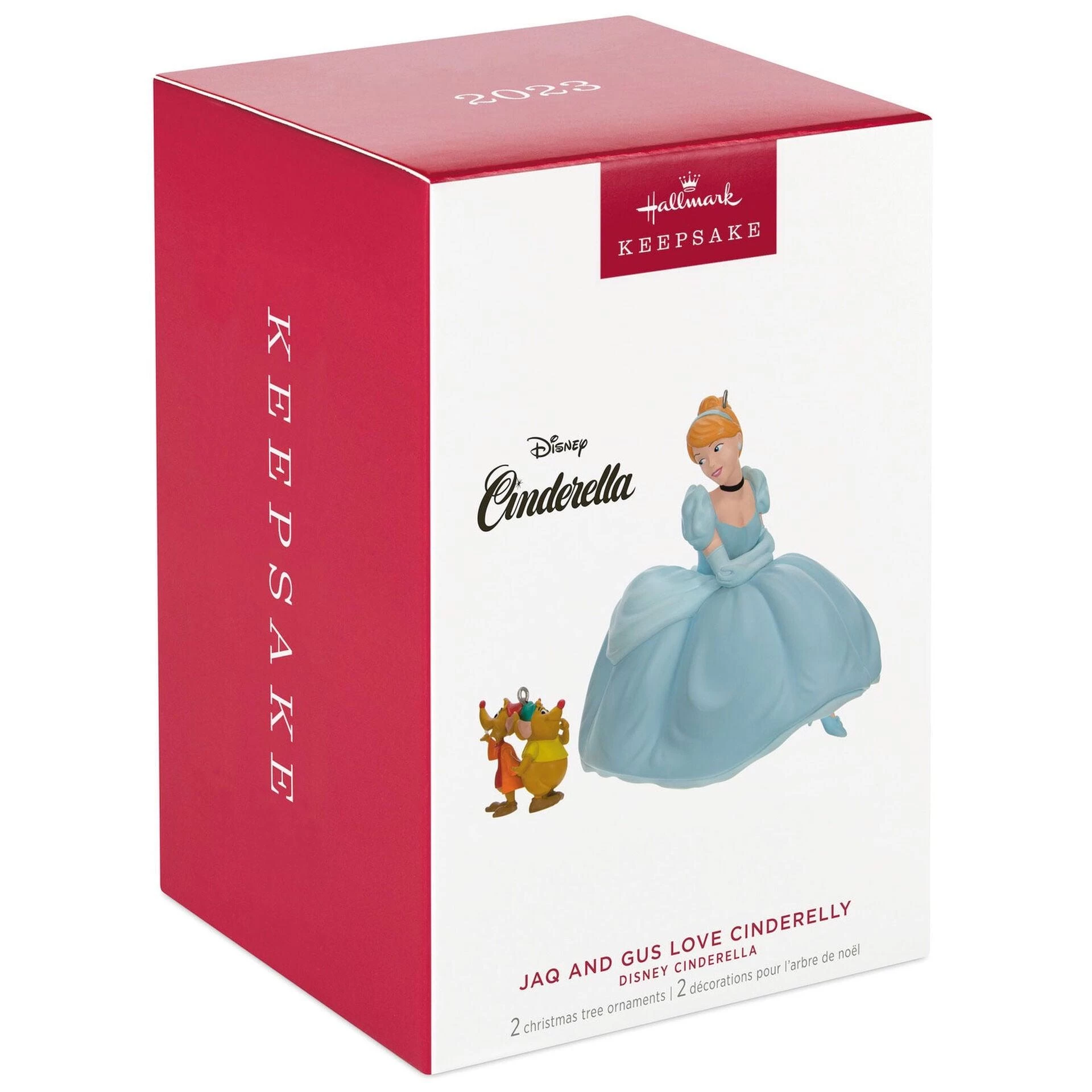 Hallmark Disney Cinderella Jaq And Gus Love Cinderelly Christmas Ornaments, Set Of 2 1 Hallmark Disney Cinderella Jaq And Gus Love Cinderelly Christmas Ornaments, Set Of 2