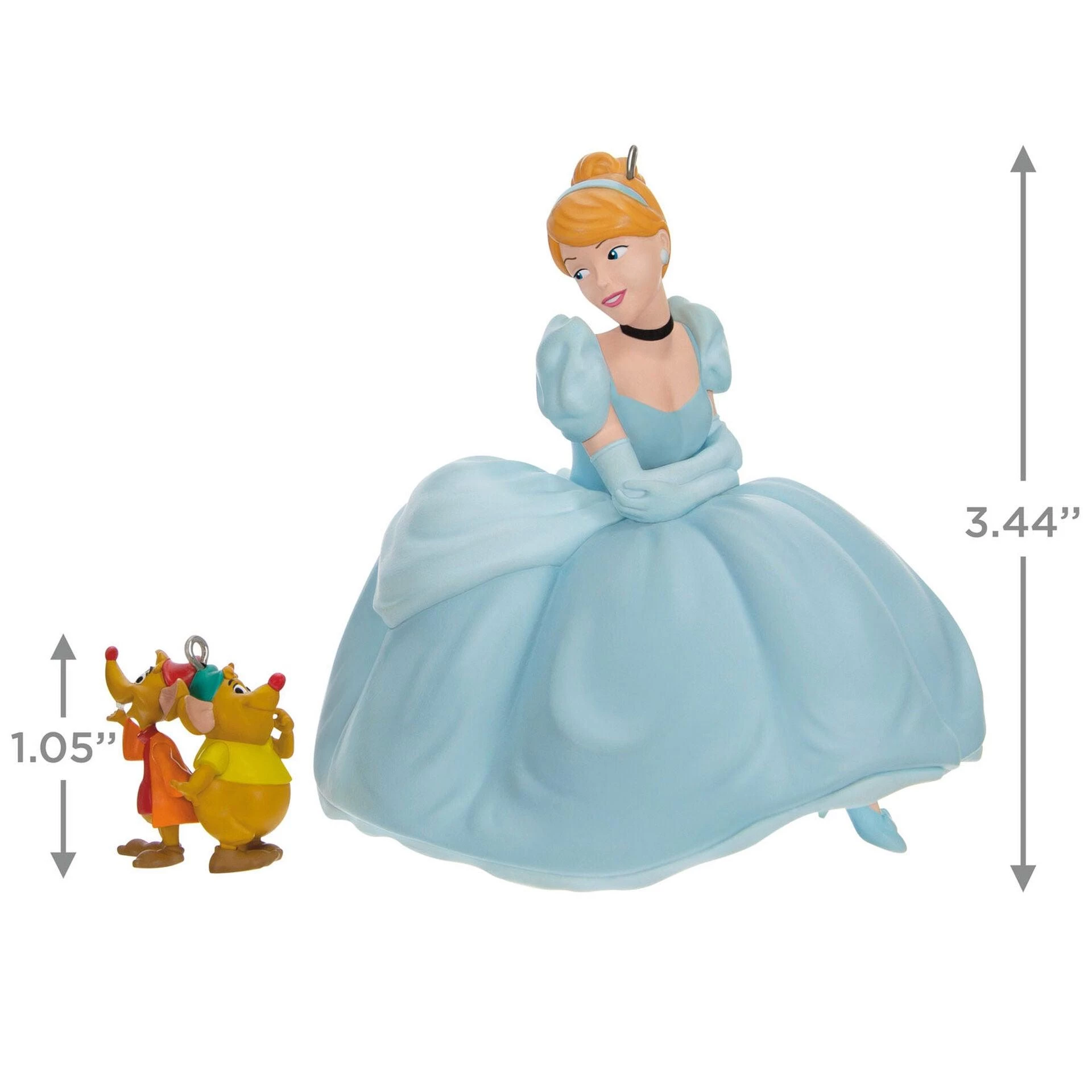 Hallmark Disney Cinderella Jaq And Gus Love Cinderelly Christmas Ornaments, Set Of 2 5 Hallmark Disney Cinderella Jaq And Gus Love Cinderelly Christmas Ornaments, Set Of 2 - Image 5
