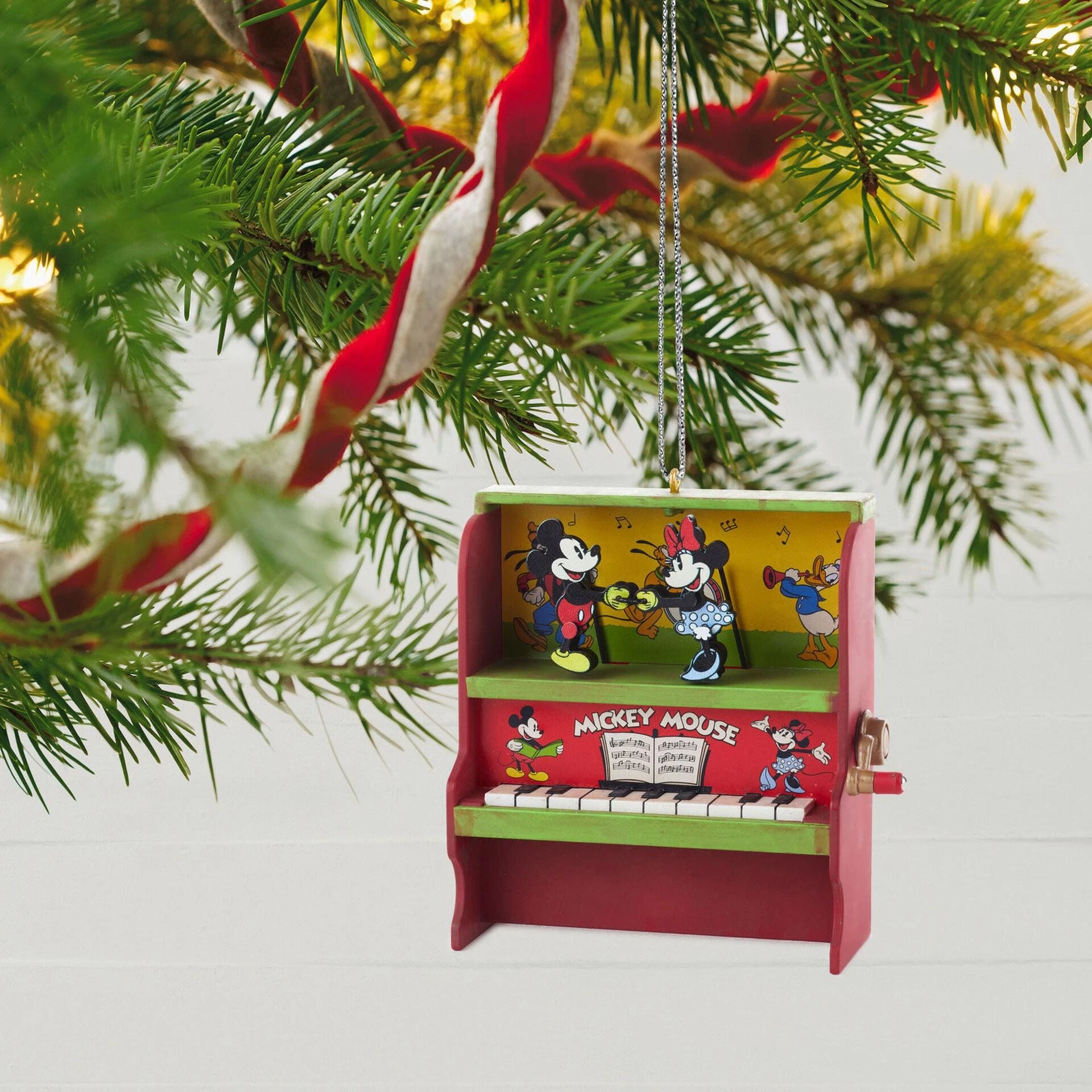 Hallmark Disney Mickey And Minnie Let's Dance! Musical Ornament With Motion 2 Hallmark Disney Mickey And Minnie Let's Dance! Musical Ornament With Motion - Image 2
