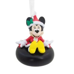 Disney Minnie Mouse On Snow Tube Hallmark Ornament