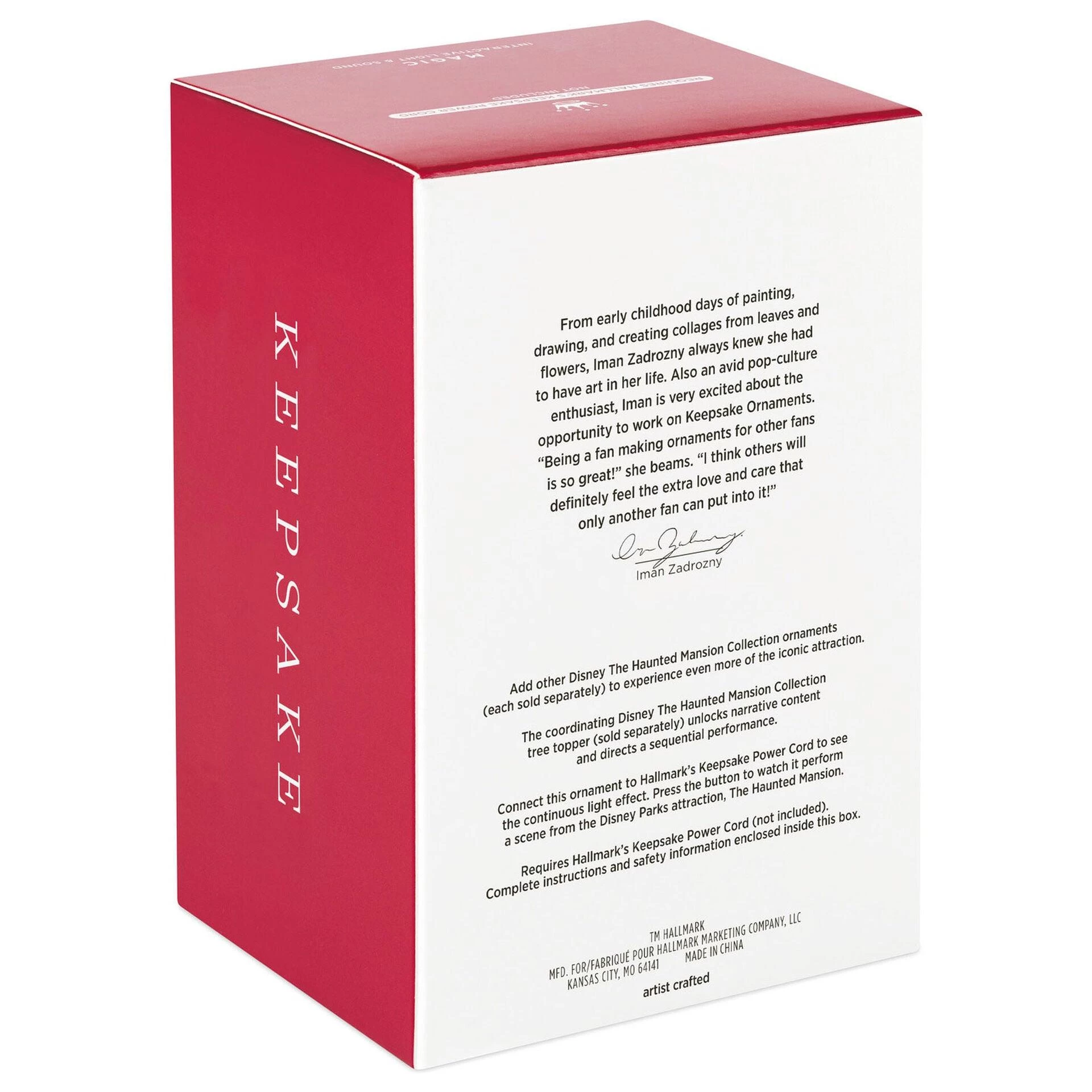 Hallmark Disney The Haunted Mansion Collection The Coffin In The Conservatory Ornament With Light And Sound 2 Hallmark Disney The Haunted Mansion Collection The Coffin In The Conservatory Ornament With Light And Sound - Image 2