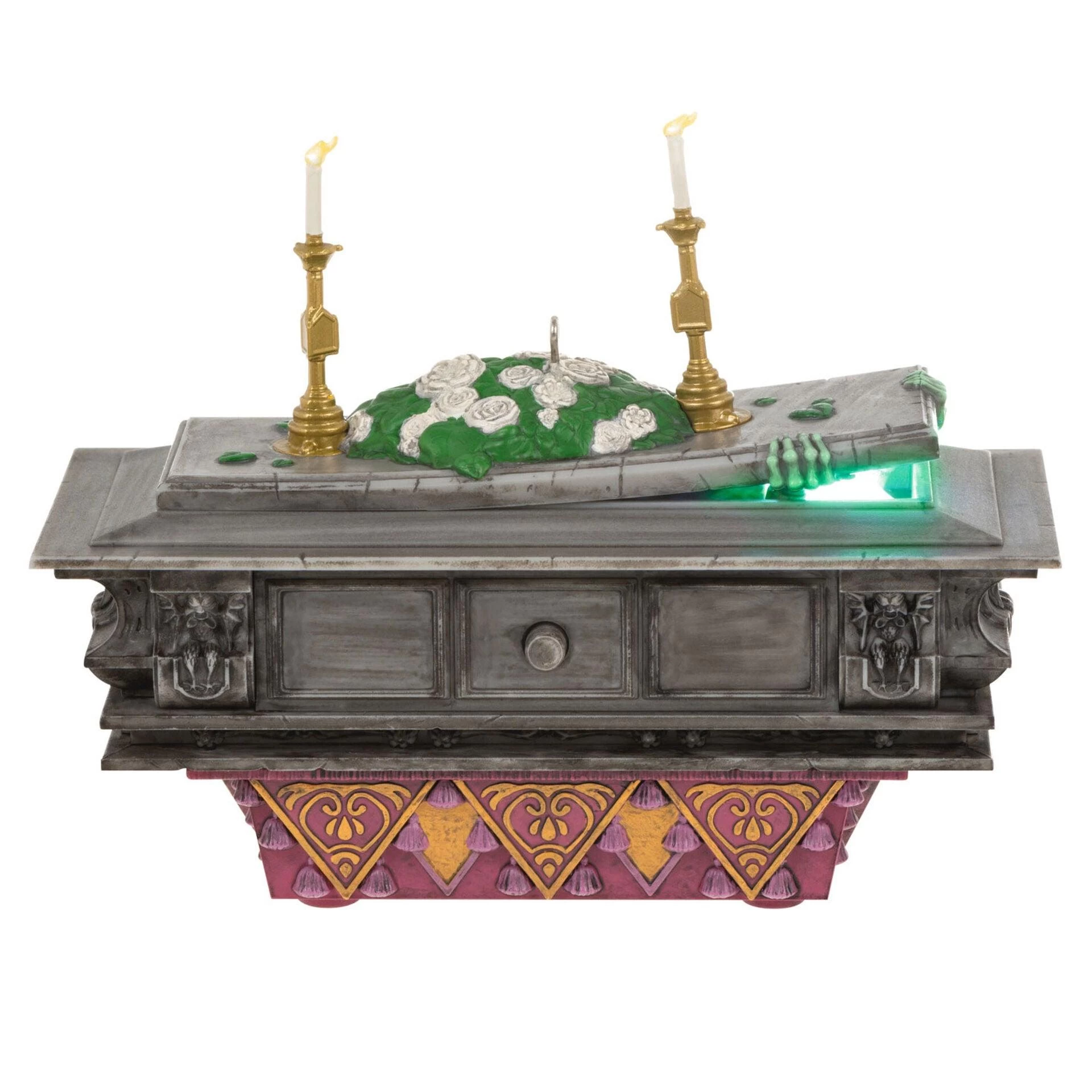 Hallmark Disney The Haunted Mansion Collection The Coffin In The Conservatory Ornament With Light And Sound 3 Hallmark Disney The Haunted Mansion Collection The Coffin In The Conservatory Ornament With Light And Sound - Image 3
