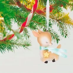 Hallmark Godchild Deer 2022 Porcelain Ornament -Toy store godchild deer 2022 porcelain ornament 3 33074559713464