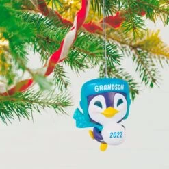 Hallmark Grandson Penguin 2022 Ornament -Toy store grandson penguin 2022 ornament 3 33074561482936