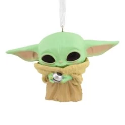 Hallmark Star Wars: The Mandalorian The Child Grogu Funko POP! Christmas Ornament -Toy store hallmark star wars the mandalorian the child grogu funko pop christmas ornament 3