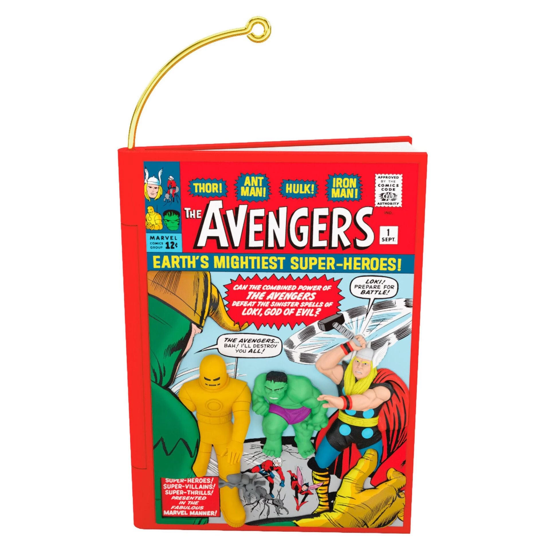 Hallmark Marvel Comics The Avengers 60th Anniversary Ornament 3 Hallmark Marvel Comics The Avengers 60th Anniversary Ornament - Image 3